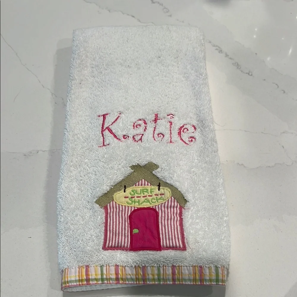 Pottery barn kids surf shack hand towel